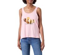 ONLY Onlhenny Life Reg S/L Tank Top Box JRS, Pink, XL