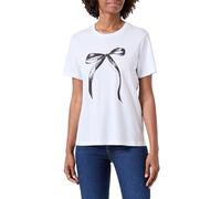 ONLY Women's Onlhenny Life Reg S/S Top Box JRS T-Shirt, White, M