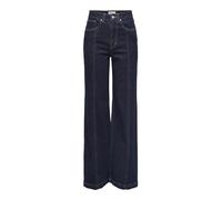 ONLY Women's Onlhope Ex Hw Wide DNM Mae1288 Noos Leg Jeans, Dark Denim Blue, 25W x 30L