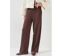 Only Onlilse Regular Fit Co-ord Trousers, Brown, Size L, Women Brown