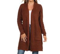 ONLY ONLJade Women's Cardigan Knitted Coat, Ginger Bread Melange, S