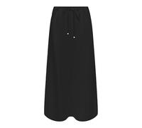 ONLY Onljakiri Linen Long Skirt PTM, Black, M
