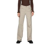 ONLY ONLJUICY Female High Waist Jeans, Ecru, 29W x 30L