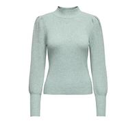 ONLY Onlkatia KNT Noos L/S Highneck Pullover, Gray Mist, L