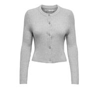 ONLY ONLKATIA Life LS Button Women's Cardigan Regular Fit XS - XL Brown Grey, Light Grey Mix, S