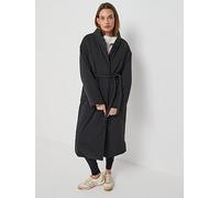 Only Onllara Plain Long Coat, Black, Size M, Women Black