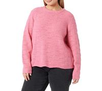 ONLY ONLLOLLI L/S KNT NOOS Women's Pullover, Strawberry Moon/Detail: W. Melange, M