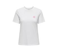 ONLY Women's Onllucia Reg S/S Top JRS T-Shirt, White, XL