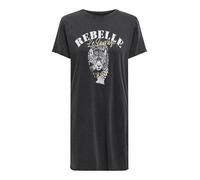 ONLY Onllucy Life Dress S/S JRS Noos, Black, M