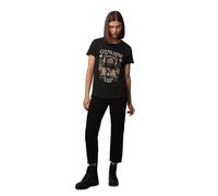 ONLY Women's Onllucy Reg S/S Top JRS Noos, Black/Print:, L