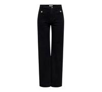 ONLY Onlmadeline Hw Wid Pocket DNM Gua554Noos, Black Denim, S / 30L