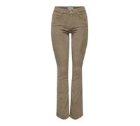 ONLY Women's Onlmary Global Mid Sweetf Cord Cc PNT Rp Trouser, Fossil, 36W x 34L
