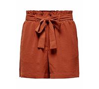 ONLY Women's Onlmette Lavender Paperbag Shorts Noos W Fabric, Brown, XXS