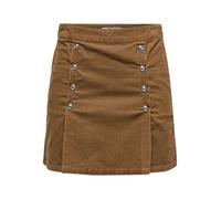 ONLY Onlnessa Hw But Pleat Cord Skirt PNT, Toasted Coconut, L
