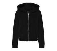 ONLY ONLNewAnna Women's Teddy Jacket Short Faux Fur Jacket, black, M