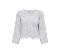 ONLY Onlnola Life KNT Noos 3/4 Pullover, Light Grey Mix, M