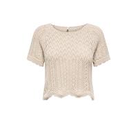 ONLY Onlnola Life S/S KNT Nca Women's Jumper, Feather Gray, L