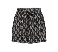 ONLY Onlnova Life Vis Jasmine AOP Shorts, Black, M