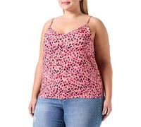 ONLY Onlnova Life Vis Paris Singlet AOP, Pink, 8