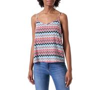 ONLY Women's Onlnova Life Vis Paris Singlet AOP Tank top, Pink, 8