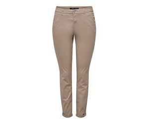 ONLY Onlparis Reg Chino Pant PNT Noos Women's Chino Trousers, Silver Mink, 36W x 32L