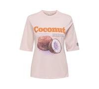 ONLY Women's Onlphoebe S/S Fresh Top Box JRS, Mauve Chalk, L