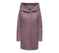 ONLY ONLSEDONA Women's Light Coat OTW NOOS Jacket, Rose Brown/Detail: Melange, XL