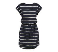 ONLY ONLSummer Women's Striped Jersey Dress O-Neck Summer Dress, Blazer Navy, M