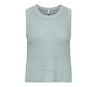 ONLY Onlsunny KNT Nca Women's O-Neck Tank Top, Gray Mist, M