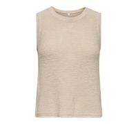 ONLY Onlsunny KNT Nca Women's O-Neck Tank Top, Pumice Stone, S