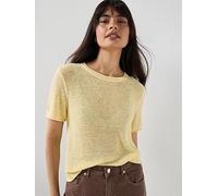 Only Onlsunny Short Sleeve Pullover, Double Cream, Size M, Women Double Cream