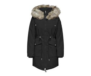 ONLY Onlsylvi Life CC OTW Women's Parka Jacket Short Parka, black, S