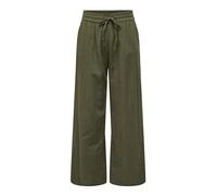 ONLY Women's Onltizana WVN-Pantalones Sueltos de Algodón Fabric Pants, Green, L