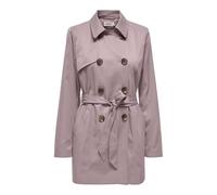 ONLY Onlvalerie Otw Noos Trench Coat, Burnished Lilac, XS