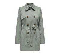 ONLY Onlvalerie Otw Noos Trench Coat, Laurel Wreath, M