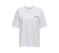 ONLY Onlvivvi Life S/S Lovely Top Box JRS, Bright White, S