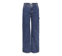 ONLY Women's Onlwest Hw Carpenter Str DNM Dot507 Noos Jeans, Medium Blue Denim, 28W x 32L
