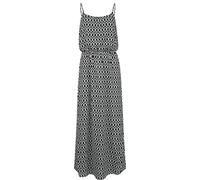 ONLY Women's Onlwinner S/L Maxi Dress Noos Ptm, Black/AOP: Graphic Circle, 8