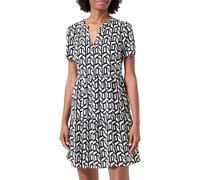 ONLY Women's Onlzally Life S/S Thea Dress Noos Ptm Summer, Black, XXS