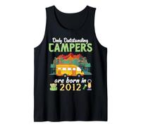 Only Outstanding Campers are Born in 2012 Vintage Camping Tank Top