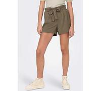 Only Paperbag Shorts Walnut