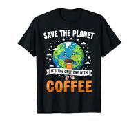Only Planet with Coffee Earth Day Students Teachers T-Shirt