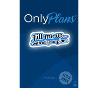 Only Plans Journal: Fill me up . . . . with all your plans.