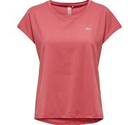Only Play Aubree Loose Fit Gym Workout T-shirt Top Tee Holly Berry