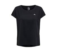 Aubree Sports T-Shirt with Short Sleeves Black