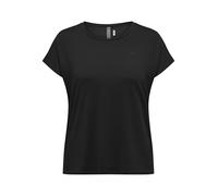 ONLY Women's Onpaubree Ss Loose Tr Tee Curvy-Opus Sports Shirt, Black, 26 (Size: 52/54)