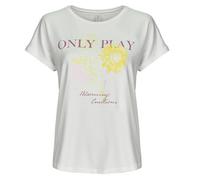Only Play T shirt ONPAUB-BLUR ON SS BAT LOOSE in White EU XS