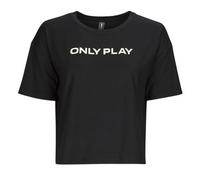 Only Play T shirt ONPFONT LOGO SHORT SS TRAIN TEE in Black EU M