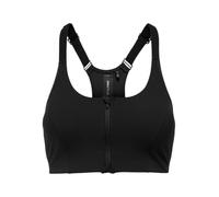 Only Play Women's Onpjana-3 Zip Sports Bra, Black, M
