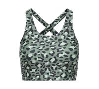 Only Play Women's Onpmille-2 AOP Sports Bra, Laurel Wreath Leo AOP, S